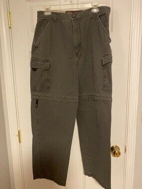 OTB Olive Green Utility Cargo Pants - Size 34X32